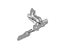 Ford CU5Z-9662256-A Seat Bracket, Passenger Side