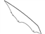 Ford CV6Z-5821410-A Door Glass, Front Passenger Side