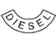 Ford 85AZ-9A095-A Fuel Label