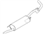 Ford 8L3Z-5230-A Muffler And Pipe Assembly - Rear