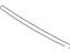 Ford 9T1Z-8419-AC Molding, Black, Front