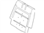 Ford BA8Z-7466800-A Seat Back Pad, Rear Passenger Side