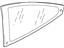 Ford 1S4Z-6129710-AA Glass - Quarter Window, Passenger Side