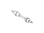 Ford 8A8Z-3B437-CB Shaft - Front Axle, Driver Side