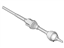 Ford EJ7Z-3B436-C Shaft - Front Axle, Passenger Side