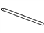 Ford 1L2Z-7825596-AAA Belt Weatherstrip, Black, Rear Outer Passenger Side