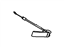 Ford 5G1Z-54624A94-DAC Release Cable, Charcoal Black, Rear Driver Side