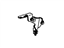 Ford 1F3Z-2078-CA Flex Hose, Front Driver Side