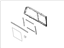 Ford DL3Z-15422B30-E Glass - Sliding