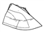 Ford 6N7Z-13405-A Lamp Assembly - Rear, Driver Side