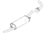 Ford 6L3Z-5230-CA Muffler And Pipe Assembly - Rear