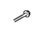 Ford -W711371-S439 Mount Bushing Bolt, Front