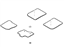Ford AA8Z-7413086-BA Kit - Floor Contour Mat