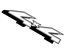 Ford YL5Z-9942528-AAB Decal, Silver, Rear