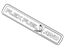 Ford DG1Z-5442528-B Nameplate, Rear