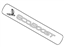 Ford DA8Z-7842528-B Name Plate