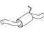 Ford 9T1Z-5A289-A Resonator & Pipe, Rear