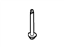 Ford -W715633-S439 Suspension Crossmember Mount Bolt, Front