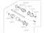 Ford 5L2Z-4K138-B Shaft Assembly, Passenger Side