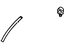Ford F32Z-14B004-A Front Sensor, Passenger Side