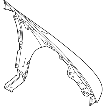 Ford AG1Z-16005-A Fender Assy - Front