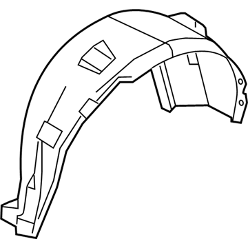 Lincoln FA1Z-58278B51-A Filler - Quarter Panel