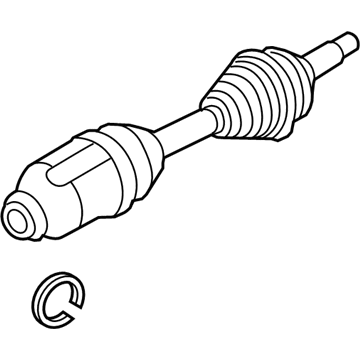 Ford DG1Z-3B436-D Shaft - Front Axle