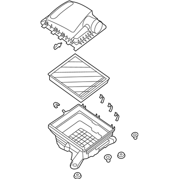 Ford KB3Z-9600-A Cleaner Assy - Air