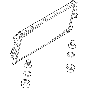 Ford BC3Z-8005-L Radiator Assy