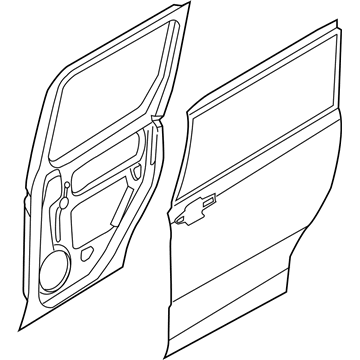 Ford KT1Z-1724622-G Door Assy - Hinged Side Loading