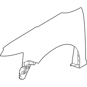 Ford 8A8Z-16006-A Fender Assy - Front