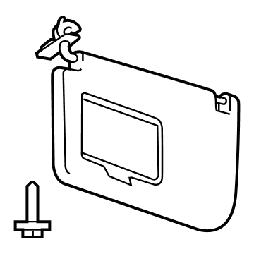 Ford FL3Z-1504105-MD Visor Assy - Sun
