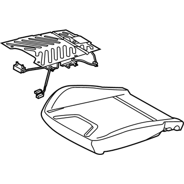 Ford DV6Z-58632A22-H Pad - Seat Cushion