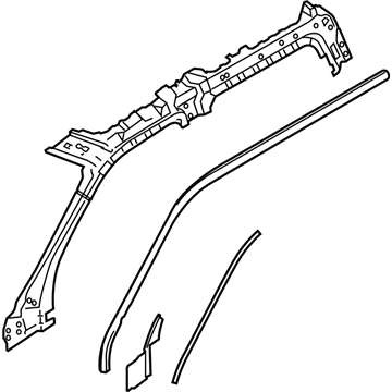 Ford FL3Z-1651187-A Rail Assy - Body Side - Upper