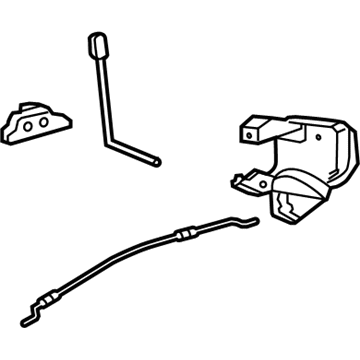 Ford 8C3Z-25219A65-AA Latch
