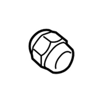 Ford F3TZ-1012-B Nut - Hex - Self-Locking