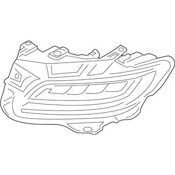 Lincoln KA1Z-13008-A Headlamp Assy