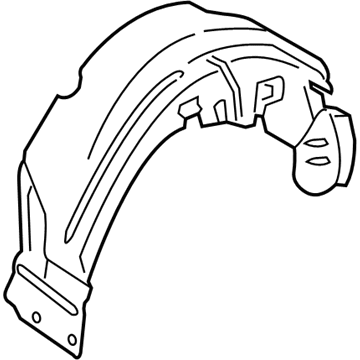 Lincoln GD9Z-54278B51-A Filler - Quarter Panel