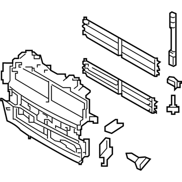 Ford FB5Z-8475-A Shutter Assy - Radiator Control
