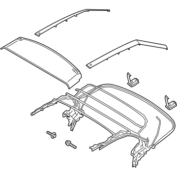 Ford FR3Z-7653000-AA Frame Assy - Soft Top
