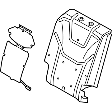 Ford FT4Z-58632A22-VW Pad Assy - Front Seat Heating