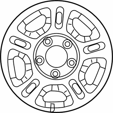 Ford YL5Z-1015-CA Wheel Assy                         