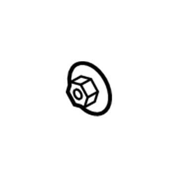 Ford -N621940-S438 Nut And Washer Assembly - Hexagon -N621940-S438 Ford Nut And Washer Assembly - Hexagon Illustration 1 of 1