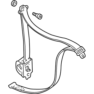 Ford 6S4Z-54611B09-A Seat Belt Assy