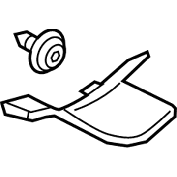 Lincoln DP5Z-5452018-LA Trim - "C" Pillar