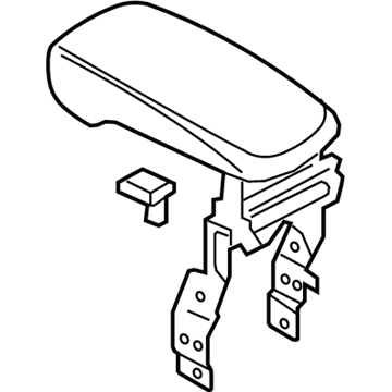 Lincoln EJ7Z-7806024-AC Armrest Assy - Console