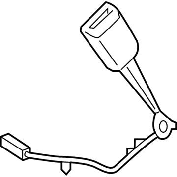 Ford FT4Z-5461203-AC Buckle Assy - Seat Belt