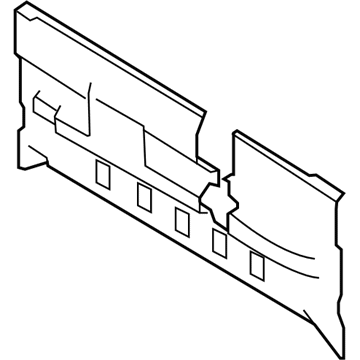 Ford 9C3Z-2540374-EA Trim Assy - Back Panel