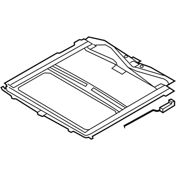 Ford 8C3Z-26502C22-A Frame - Sliding Roof Panel Opening