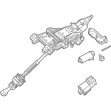 Ford F2GZ-3C529-AA Column Assy - Steering